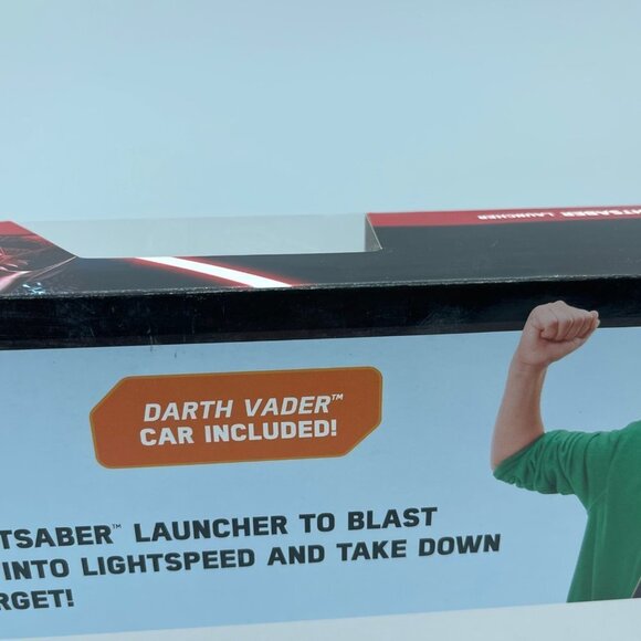 Star Wars Blast and Battle Lightsaber Launcher Darth Vader Car Toy - Picture 9 of 11